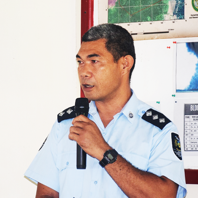 EOD Inspector Clifford Tunuki.