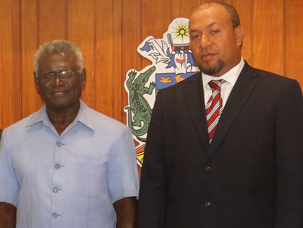 Ambassador Soaki and PM Sogavare