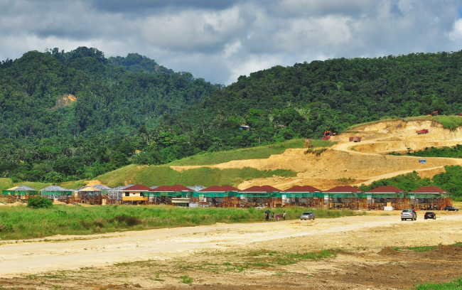 Fifteen residential houses already progress well at Mamara New City. Photo Lachlan S. Eddie
