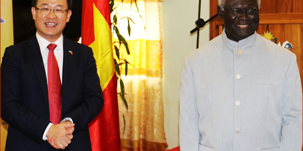Ambassador Li Ming told PM Sogavare that the 2023 Pacific Games Stadiums project is the single largest capital investment project by PRC in any Pacific country.