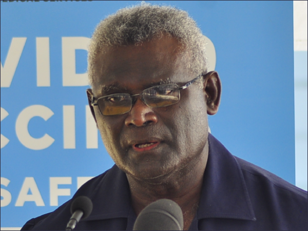 Prime Minister Manasseh Sogavare.