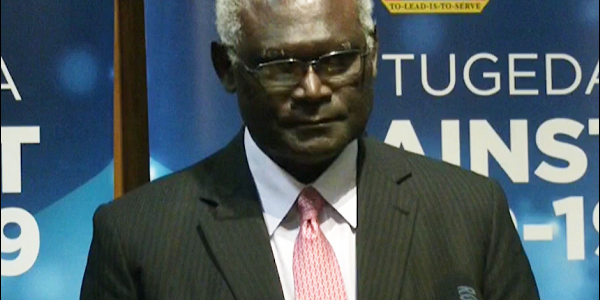 PM Manasseh Sogavare.