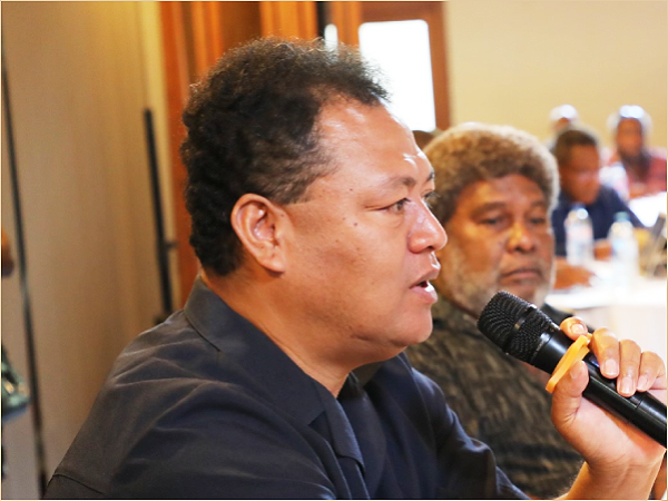 Temotu Premier Clay Forau.