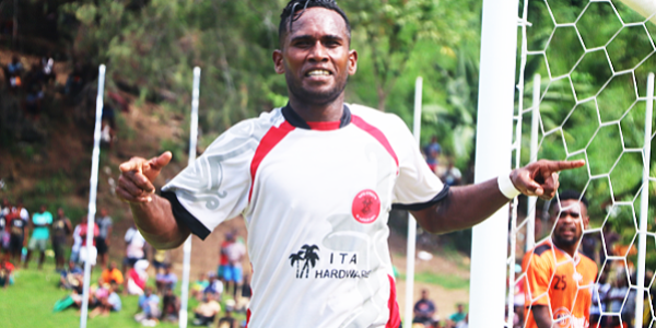 Tigi Molea celebrates one of his goal during one of the TSL matches.