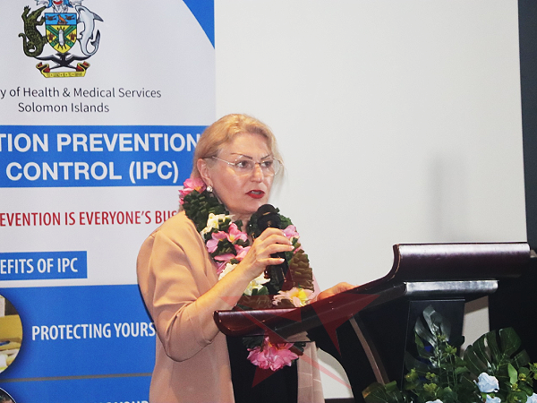 World Health Organization representative Dr Sevil Huseynova