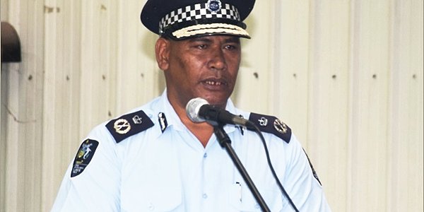 Police Commissioner Mostyn Mangau