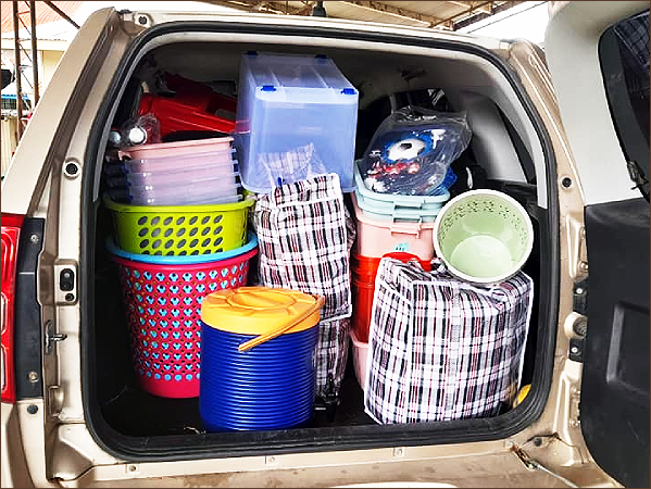 Some of the looted goods returned to SI Chinese Association.