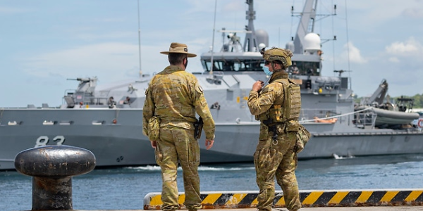 The Australian Government responded to a request to stabilise the situation in Honiara. Source-DEPARTMENT OF DEFENCE