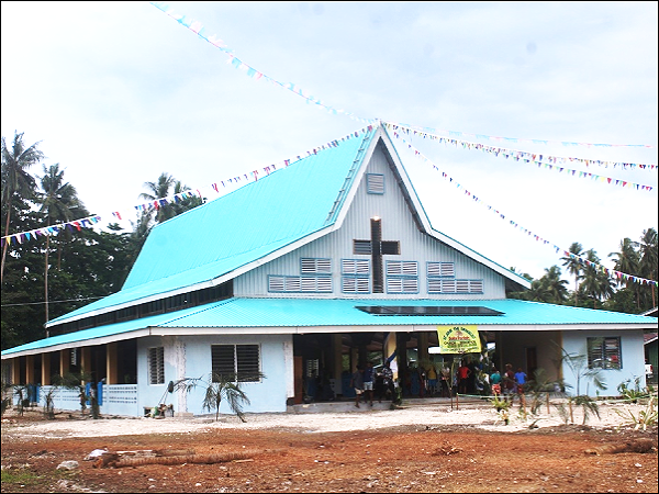 The newly built Church at Dala Parish in ward 4 of west Kwara’ae electorate in Malaita Province. Photo, Solomon Lofana.