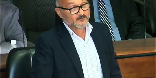 Matthew Wale speaking in parliament.