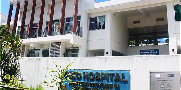 Gizo Hospital in the Western Provincial capital.
