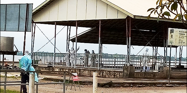 Medical Officers dressed in their PPEs in Gizo.