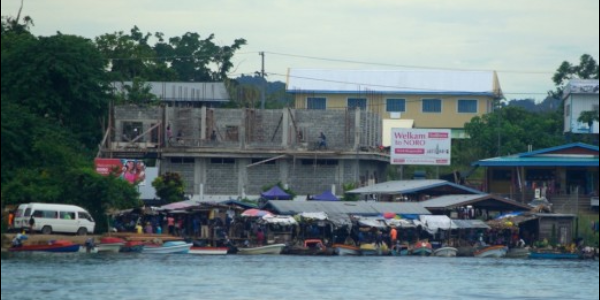 The Noro seafront, Western province.