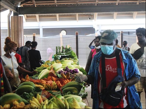 Gizo market, Western province.