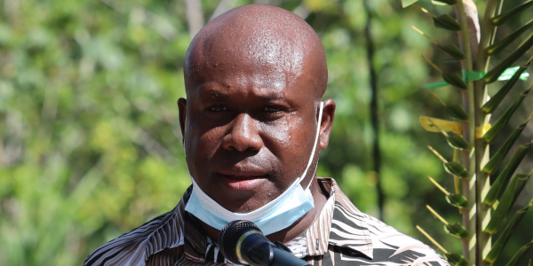 Minister of Police, National Security and Correctional Services Anthony Veke.