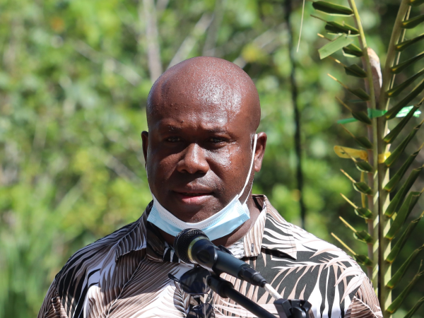 Minister of Police, National Security and Correctional Services Anthony Veke.