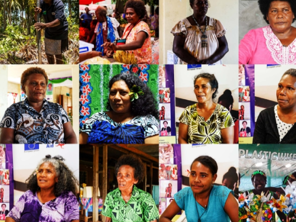 A collage of Outstanding Women in the Solomon Islands. (Photo: UNDP Solomon Islands)