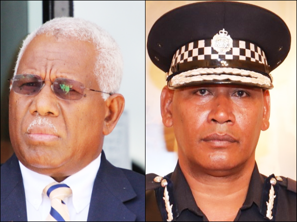 Chairman of the PHC Rick Hou (L) said the Police Commissioner Mostyn Mangau’s request for the RSIPF and SIAF to guard the premises of Parliament was based on poor intelligence.