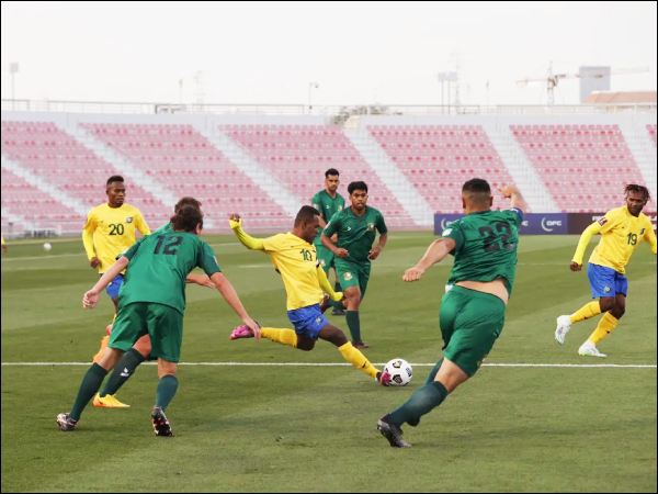Solomon Islands captain Micah Lea’alafa gets a shot away. PHOTO CREDIT: OFC Media