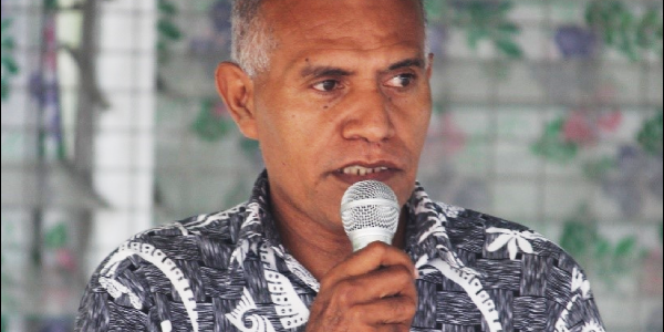 Michael Ho’ota Deputy Secretary Technical MAL /Chairman Livelihood Sector Committee LSC.