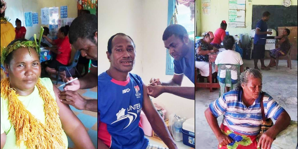 Mothers and fathers getting their COVID-19 vaccine dose. (Photo supplied)
