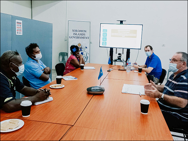 The Sol2023 Games Organizing Committee (GOC) held a meeting with representative of the Honiara City Council (HCC) on Monday 7th March 2022. (Photo supplied)