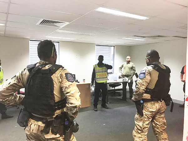 Contingent members are trialling a new uniform material.  The material in these uniforms a new generation and if suitable will be considered in delivering new uniforms for PRT. (Photo supplied)
