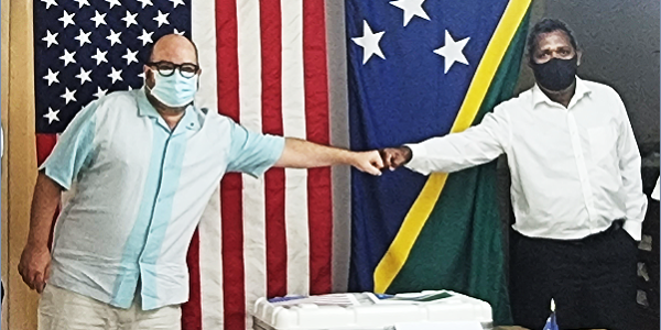 Savo Volcano SI equipment handover.