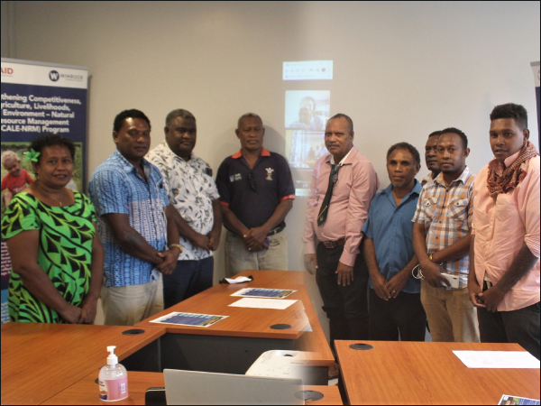 Those who attended the FDF launching through visual link from Auki yesterday. Picture by Wilson Saeni