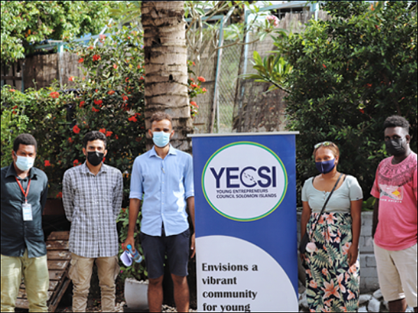 The newly elected YECSI board members.