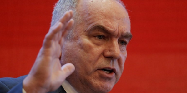 Kurt Campbell — the Indo-Pacific coordinator of the National Security Council — led the US delegation to Honiara.(Reuters: Thomas Peter)