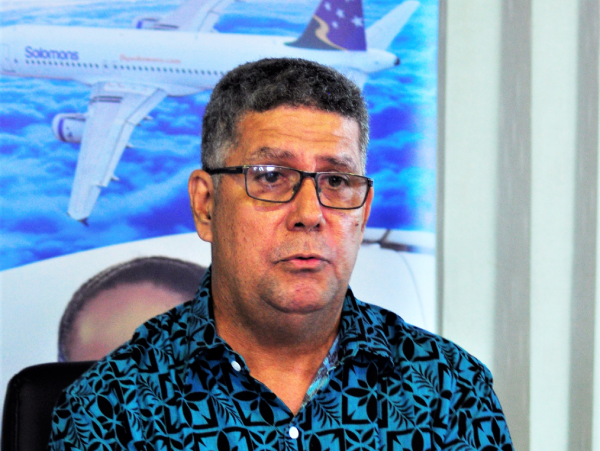 Solomon Airlines Chairman Frank Wickham. Photo Lachlan Eddie