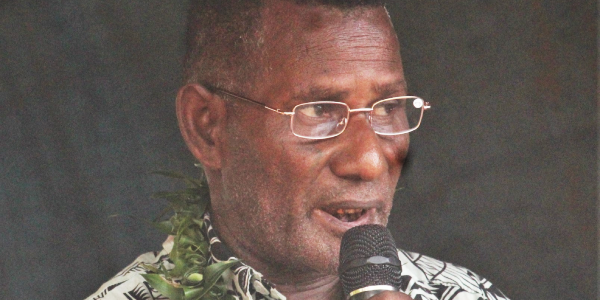 Wanawai community Chairman Frank Harahiru.
