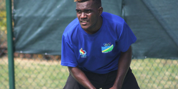 Junior Benjamin, young Solomon Islander overseas based tennis player.