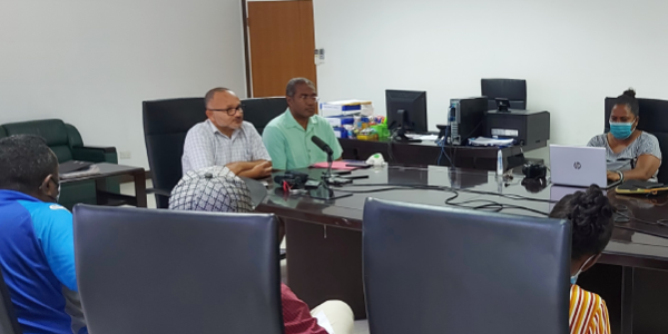 Opposition Leader speaking to the media recently. File photo.