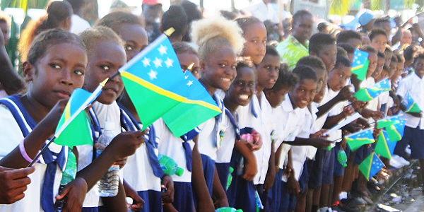 Gizo Primary School students.