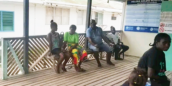 Helena Goldie Hospital Out Patient in Munda, Western province.