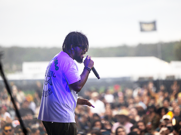 Jaro Local, performing at the ‘Good Love’ festival, Gold Coast, last Saturday. Photo: Kera Whewell.