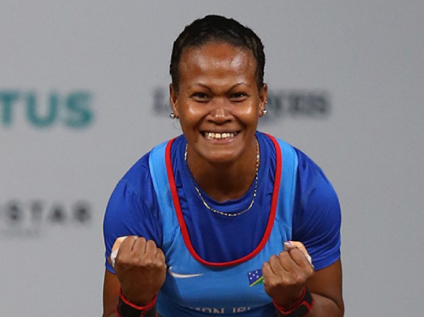 Jenly Wini competing in the Commonwealth Games back in 2018. Photo, GC2018.