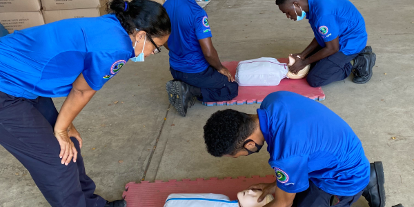 RAPPP LECs doing practical sessions during the training. Photo AFP.