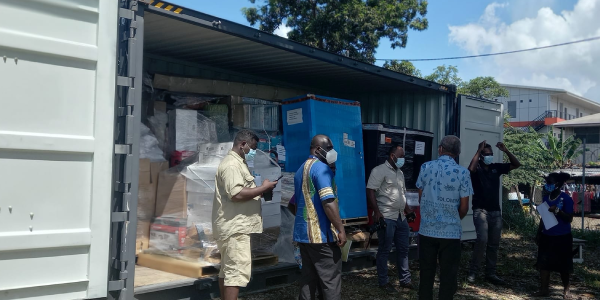 Reps from RTCs witnessing the handing over.