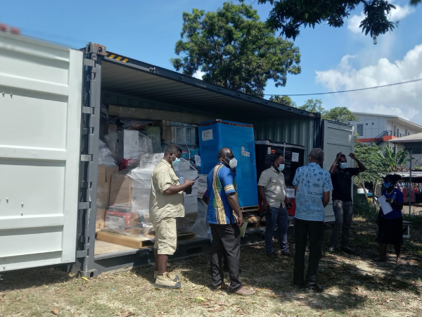 Reps from RTCs witnessing the handing over.