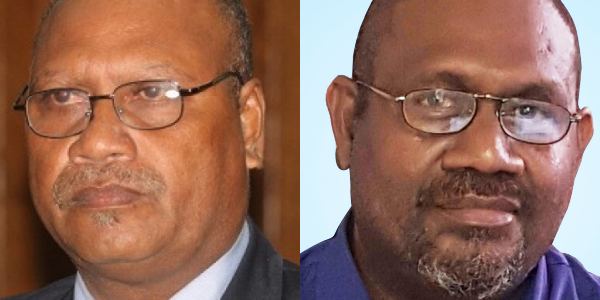 Daniel Suidani (L) and Stanley Pirione (R).