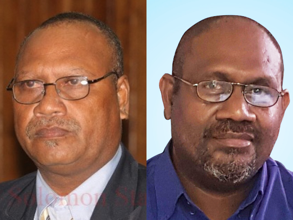 Daniel Suidani (L) and Stanley Pirione (R).