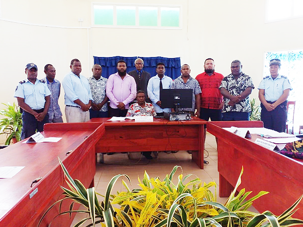 The incoming executive of Central Islands Province. Executive.