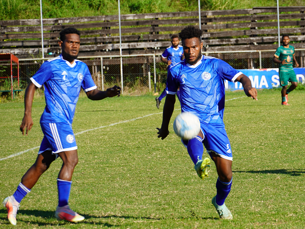 Javin Wae of Central Coast during their friendly match against KOSSA