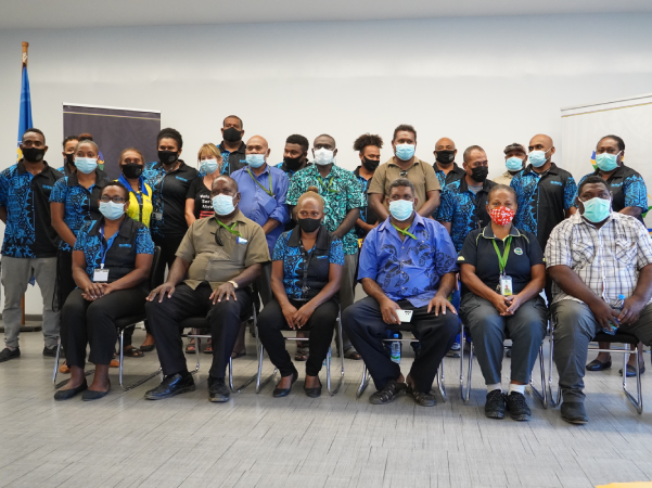 The HCC team and SINIS Staff.