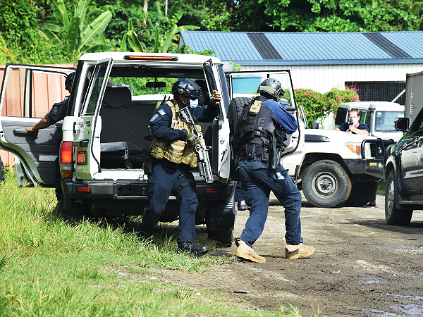 A coordinated operational response exercise.