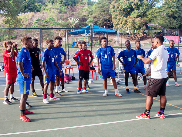 Kurukuru players in their training at the Multipurpose hall outdoor courts. Photo supplied.