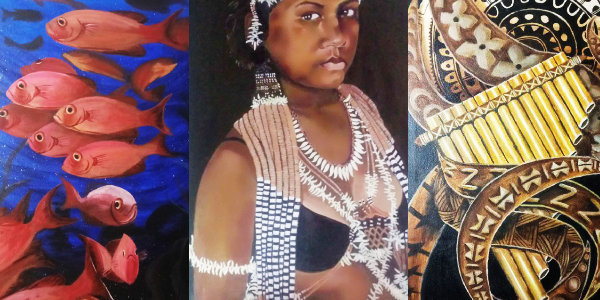 Some of Jennie Tagini’s paintings.